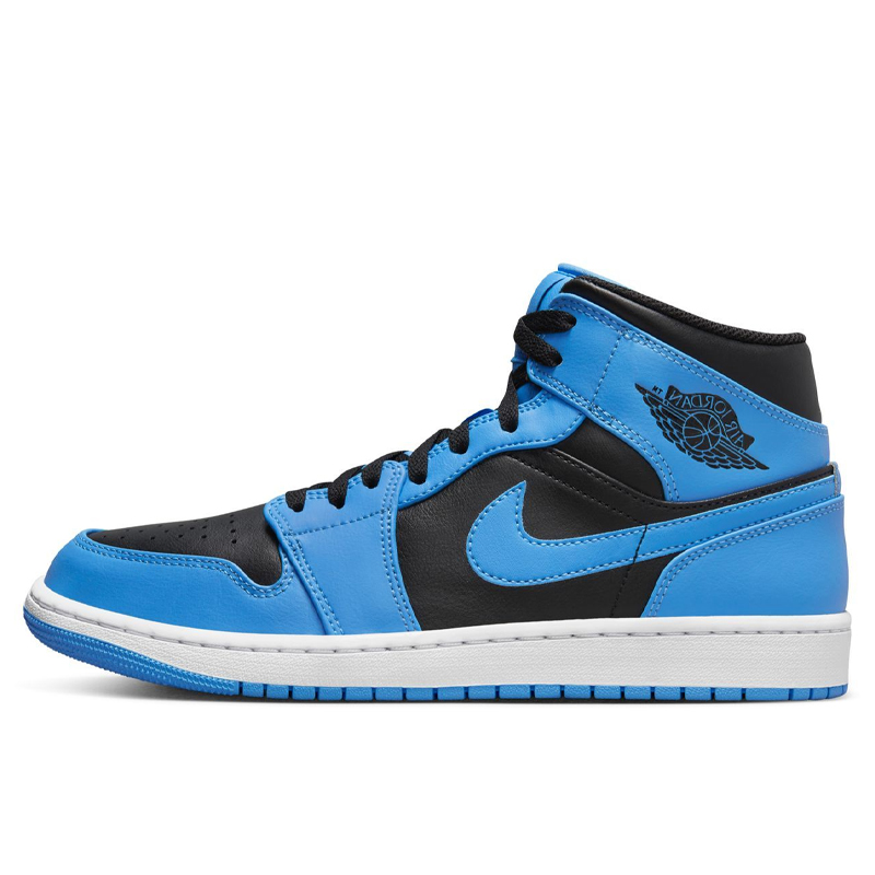 Air Jordan 1 Mid University Blue Black 44.5