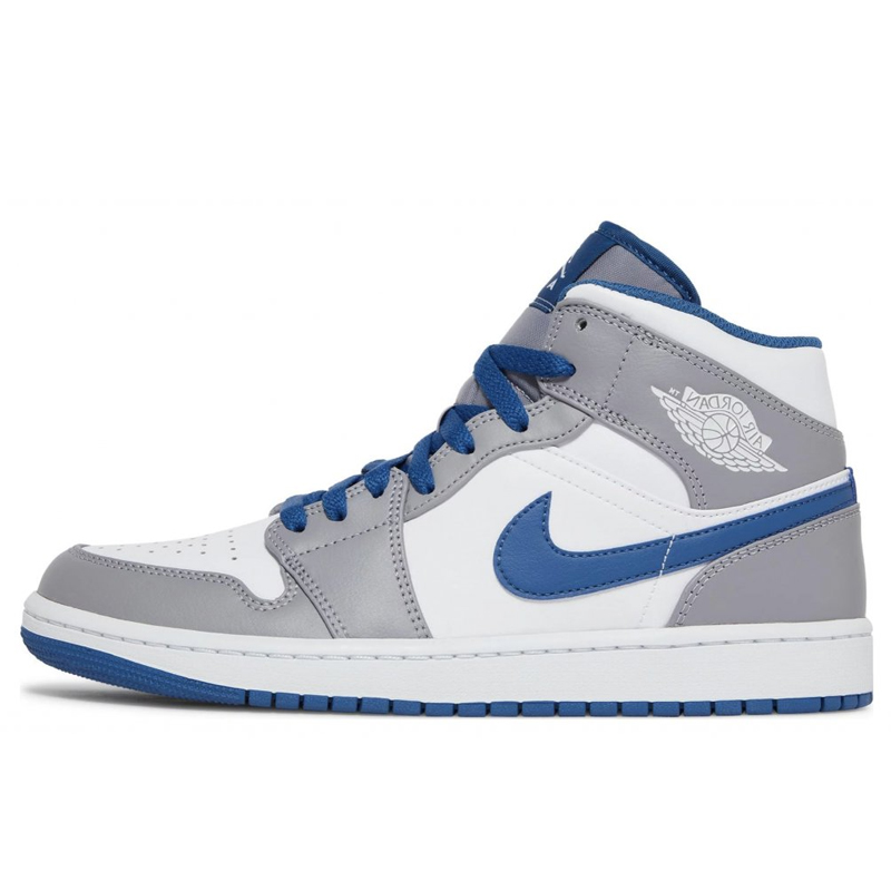 Jordan 1 mid True blue 37.5